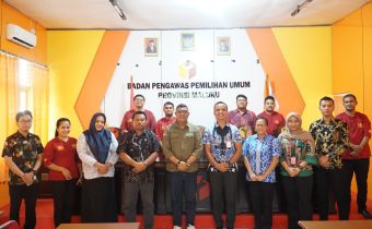 Bawaslu Provinsi Maluku Terima Kunjungan Badan Siber dan Sandi Negara