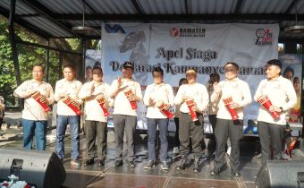 Bawaslu Maluku Gelar Apel Siaga Pengawasan dan Deklarasi Kampanye Damai