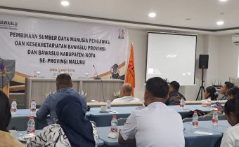 Tingkatkan Kapasitas SDM, Bawaslu Maluku Helat Rakor Pembinaan Pengawas dan Kesekretariatan
