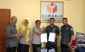Bawaslu Maluku dan BPJS Ketenagakerjaan Teken MoU