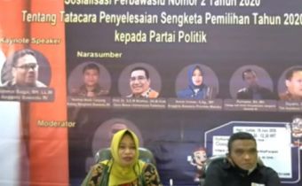 Bawaslu Maluku Sosialisasikan Perbawaslu Tentang Tatacara Penyelesaian Sengketa Pemilihan Kepada Partai Politik