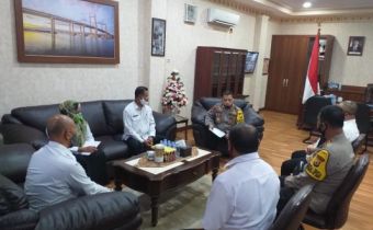 Bangun Sinergitas, Kapolda Terima Kunjungan Kasek Bawaslu Maluku 