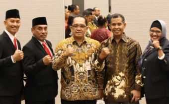 Sekretaris Jenderal Bawaslu RI lantik 3 orang Kepala Bagian di lingkup Bawaslu Provinsi Maluku