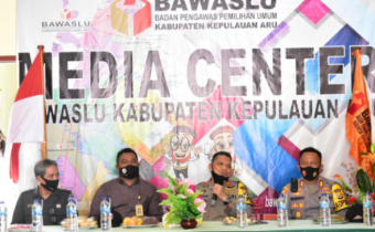 Kapolda Maluku Berkunjung Ke Kantor KPUD Dan Bawaslu Kabupaten Kepulauan Aru