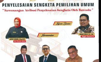 Diskusi Daring Penyelesaian Sengketa Pemilihan Umum 