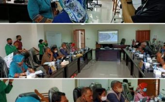 Persiapan Pengawasan Tahapan Kampanye Pilkada 2020, Bawaslu Maluku hadiri Rapat Koordinasi Terpadu.