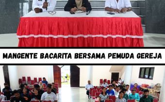 kegiatan bertajuk “Bawaslu Mangente Bacarita” dengan tema Menjaga Konsolidasi Demokrasi yang Inklusif Menuju Pemilu yang Bermartabat