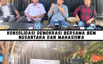 Kegiatan Konsolidasi Demokrasi bersama BEM Nusantara dan Mahasiswa dengan Tema "Upaya dalam memberantas Politik Uang"