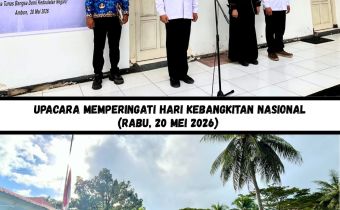 Memperingati Hari Kebangkitan Nasional (Harkitnas) ke-118 di lingkup Bawaslu Provinsi Maluku (20/05/26)