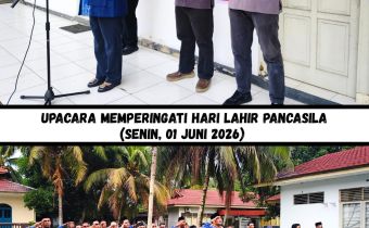 Memperingati Hari Lahir Pancasila di Lingkup Bawaslu Provinsi Maluku (1 Juni 2026)