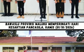 Bawaslu Provinsi Maluku Memperingati Hari Kesaktian Pancasila, Kamis (01/10/2026)