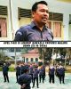 Anggota Bawaslu Provinsi Maluku, Daim B. Rahawarin, saat memimpin apel pagi di Lapangan Upacara Bawaslu Provinsi Maluku, Senin (12/10/2026).